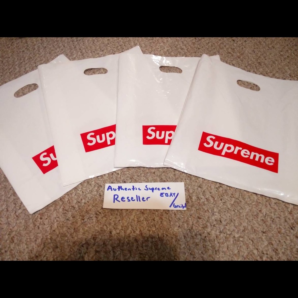 Supreme shopping bags